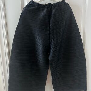 Pleats Please Issey Miyake black pants
